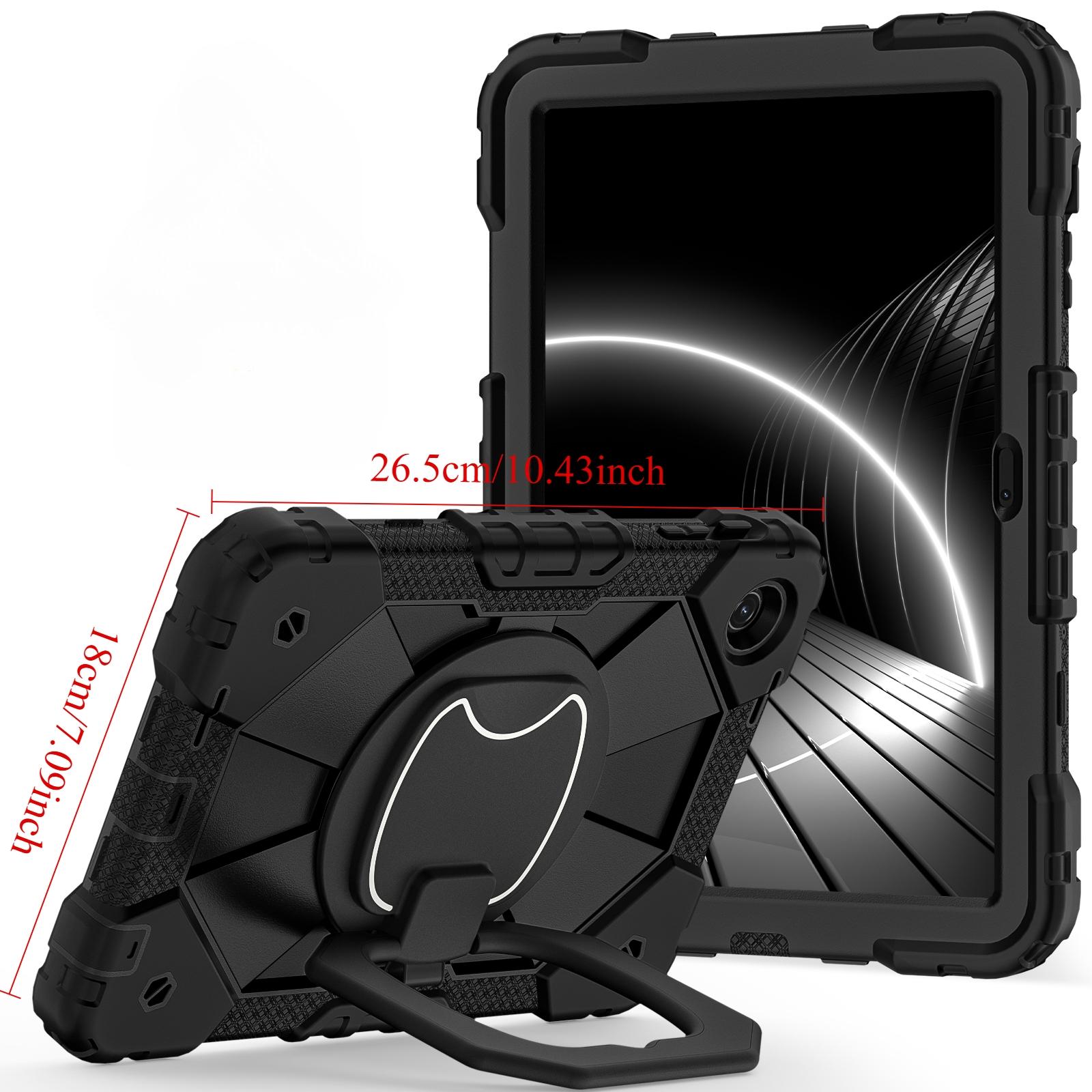 Heavy Duty Shockproof Case for T-Mobile Revvl Tab 2 2025 10.1 Inch, 360° Bumper Protective Tablet Cover with Rotating Kickstand Handle, Tablet Casing, Accessories, Protection