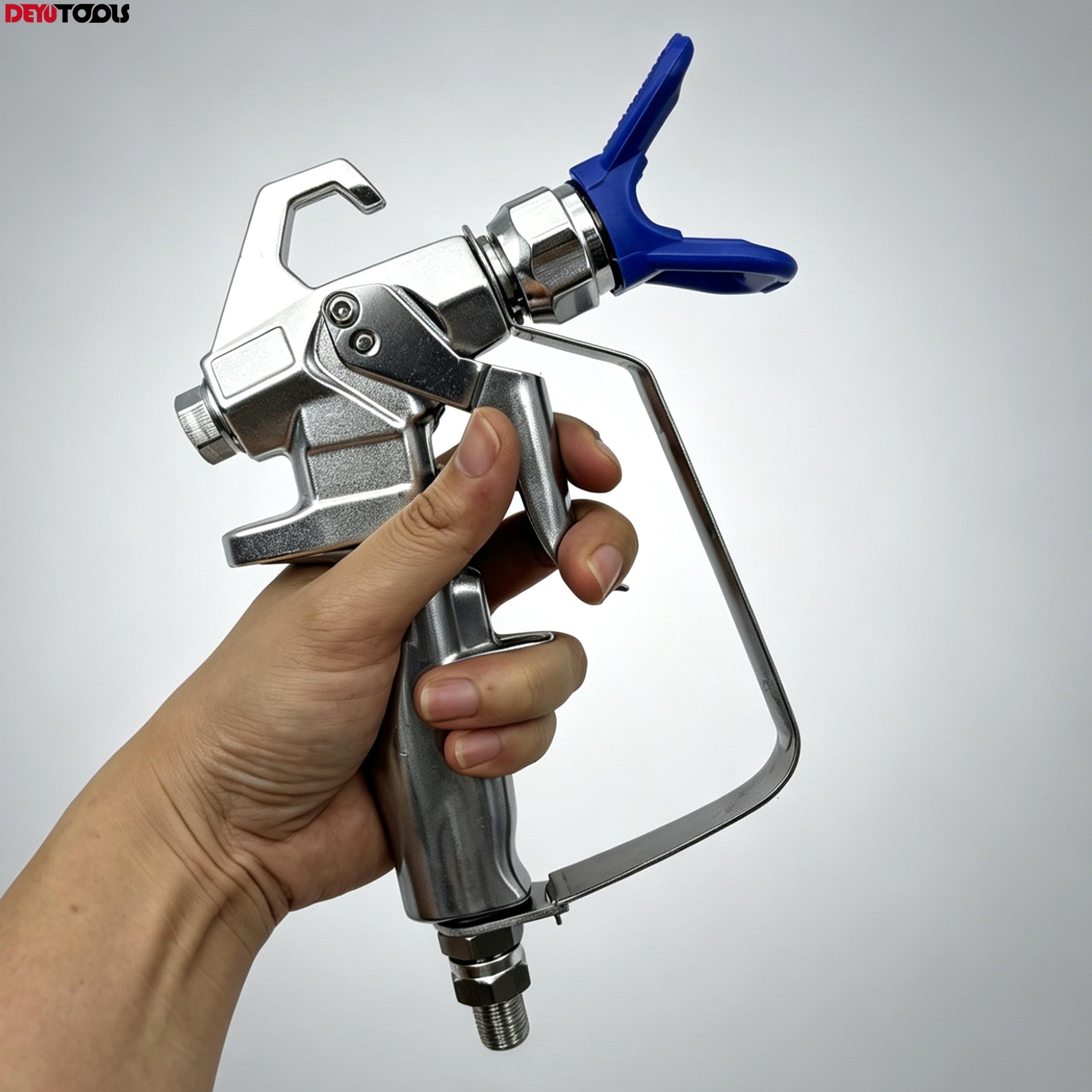 High-Pressure Portable Wall Electric Airless Spray Gun, Sharp Nozzle Guard, Compatible with Wagner Pump Sprayer, Ideal for Painting Tasks, Paint Spraying Tool, Paint Sprayer For House Painting, Paint Sprayers