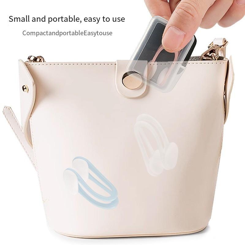 Silicone Nose Clip Set, Adult Universal Pro Ii Neutral Nose Clip, Swimming Anti-Choking Ear Plug Nose Clip, Diving Waterproof Use