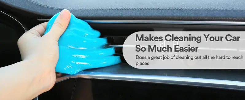 Product Introduction of Car Cleaning Gel Universal Detailing Kit Automotive Dust Car Crevice Cleaner Slime Auto Air Vent Interior Detail Removal for Car Putty Cleaning Keyboard Cleaner Car Accessories 3