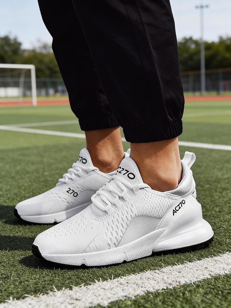 Men's Large Size Casual Sports Shoes, Comfortable Durable Lightweight Breathable Woven Upper, Shock Absorption Sole, Multiple Colors Available