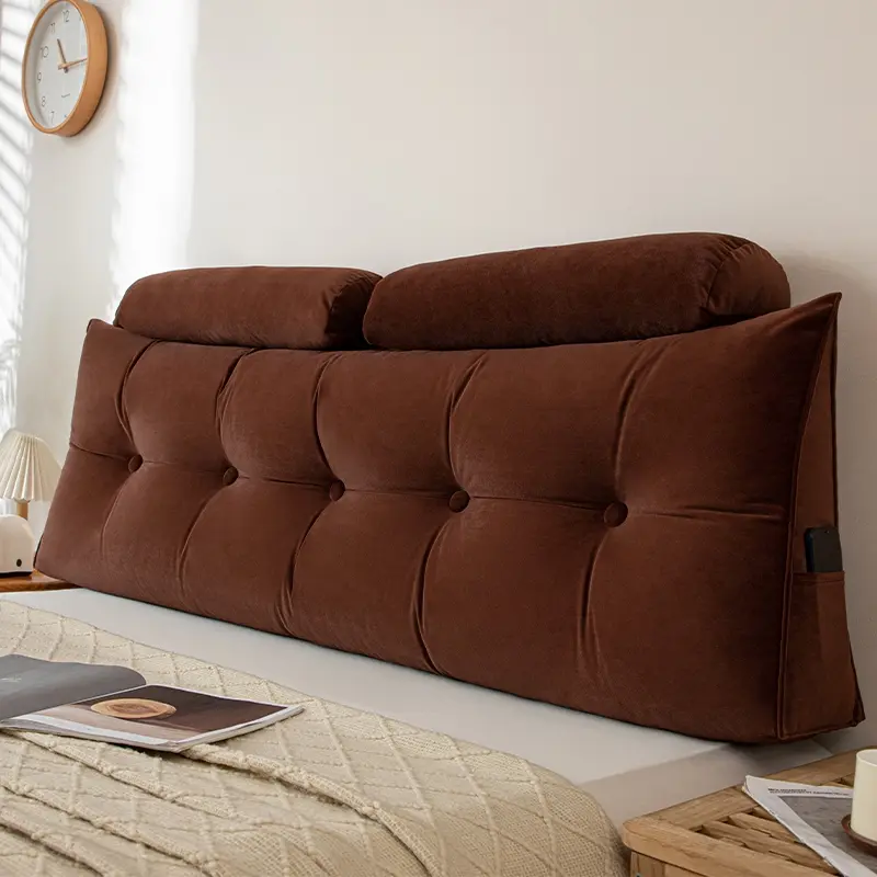 Bed Backrest Cushion Soft Pack, Lumbar Support Pillow for Tatami, Factory Direct Sale, Washable Back Pillow for Bay Window, Living Room & Sofa