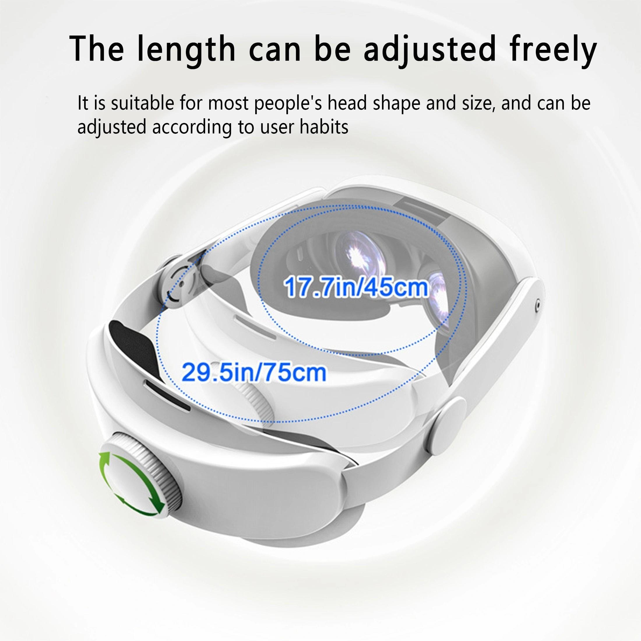 Compatible with Meta Quest 3/Quest 3S adjustable headband, Oculus Quest 3/Quest 3S adjustable comfort headband, Meta Quest 3/Quest 3S enhanced support and lightweight design VR accessories, replacing the elite band