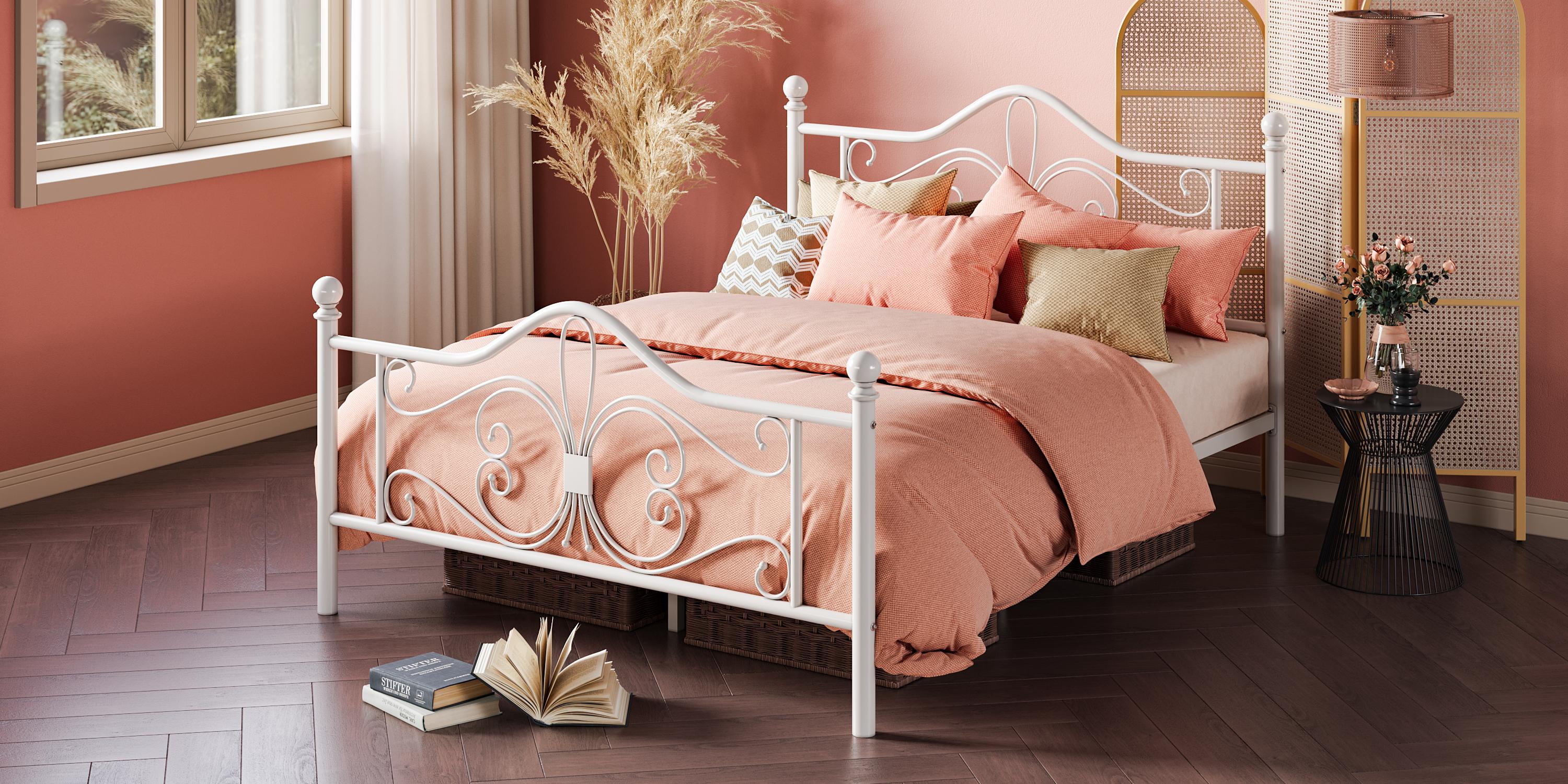MUTICOR Twin/ Full/ Queen Platform Bed Frame, 【Frame Only No Mattress】Metal Bed Frame with Butterfly Pattern Design Headboard & Footboard, No Box Spring Needed, #TikTokShopBlackFriday #ChristmasGifts
