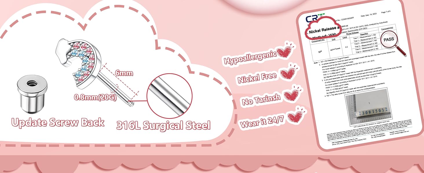 MILACOLATO Hypoallergenic Earrings For Girls Women Surgical Stainless Steel Screw Back Earrings Set For Sensitive Ears Kids Earrings Toddler Earrings Cute Girls Earrings MILACOLATO Hypoallergenic Earrings For Girls Women Surgical Stainless Steel Screw Back Earrings Set For Sensitive Ears Kids Earrings Toddler Earrings Cute Girls Earrings