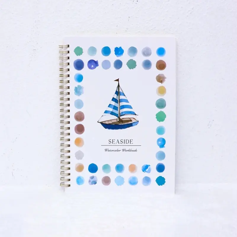 Beautiful Cartoon Watercolor Painting Book, Sketch Paper for Coloring, Water Coloring Books, Easy to Use, Ideal for Art Enthusiasts, Perfect Gift (no Brushes Included)