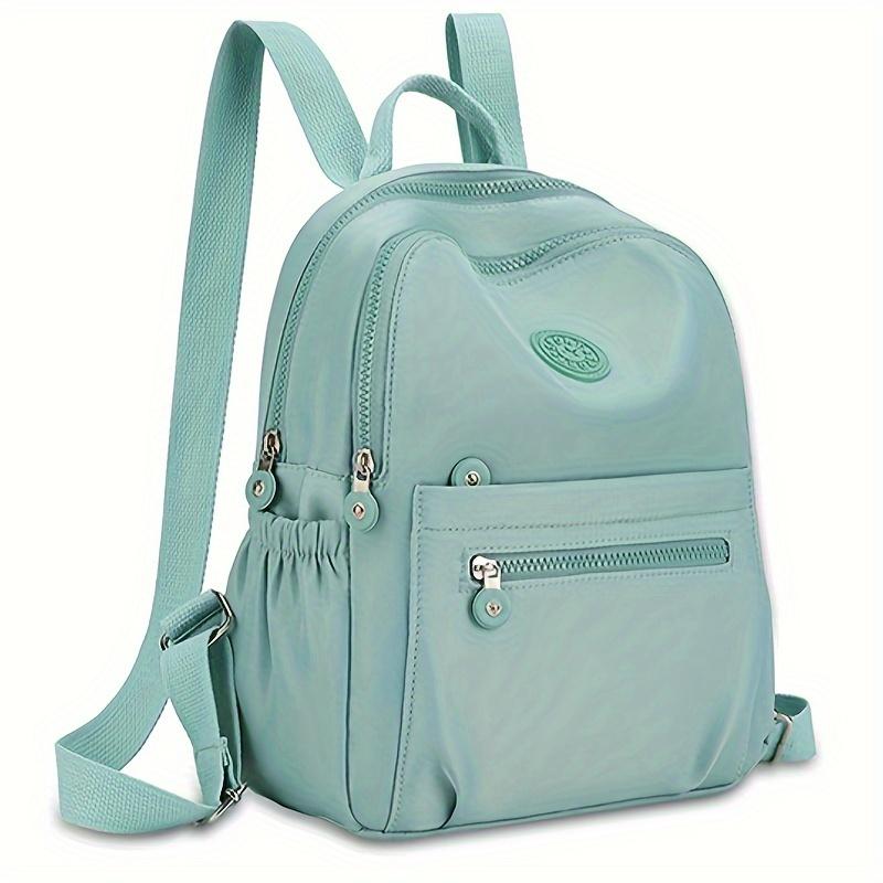 Lightweight Nylon Mini Backpack for Students, Stylish Large Capacity Travel & School Bag with Multiple Pockets, Versatile Casual Daypack for Daily Commute & Everyday Use