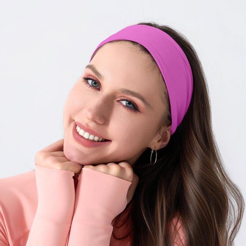 Yoga Headband Matched Color Clothes, Comfortable Stretch Design, Ideal for Yoga & Fitness, Perfect Gift for Women, Gym Wrap Headband