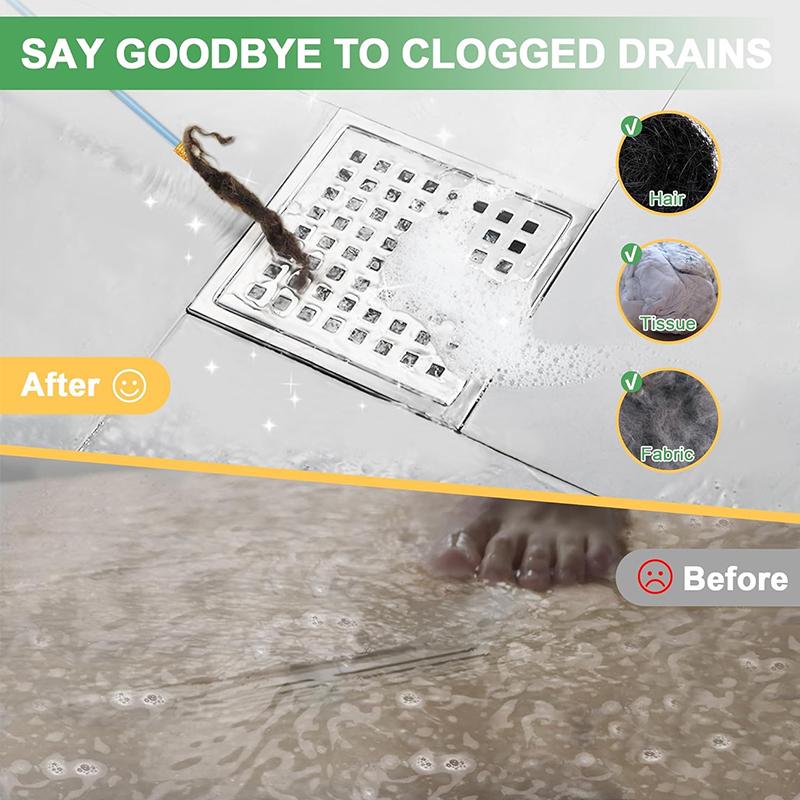 3 Pack Collection 50 Inch Drain Snake Hair Drain Clog Remover Unbreakable Metal Sink Snake Drain Hair Removal Tool, Long/Flexible/Thin Drain Cleaner Tool to Unclog Bathroom Sink, Tub, Shower 3 Pack Collection 50 Inch Drain Snake Hair Drain Clog Remover Unbreakable Metal Sink Snake Drain Hair Removal Tool, Long/Flexible/Thin Drain Cleaner Tool to Unclog Bathroom Sink, Tub, Shower