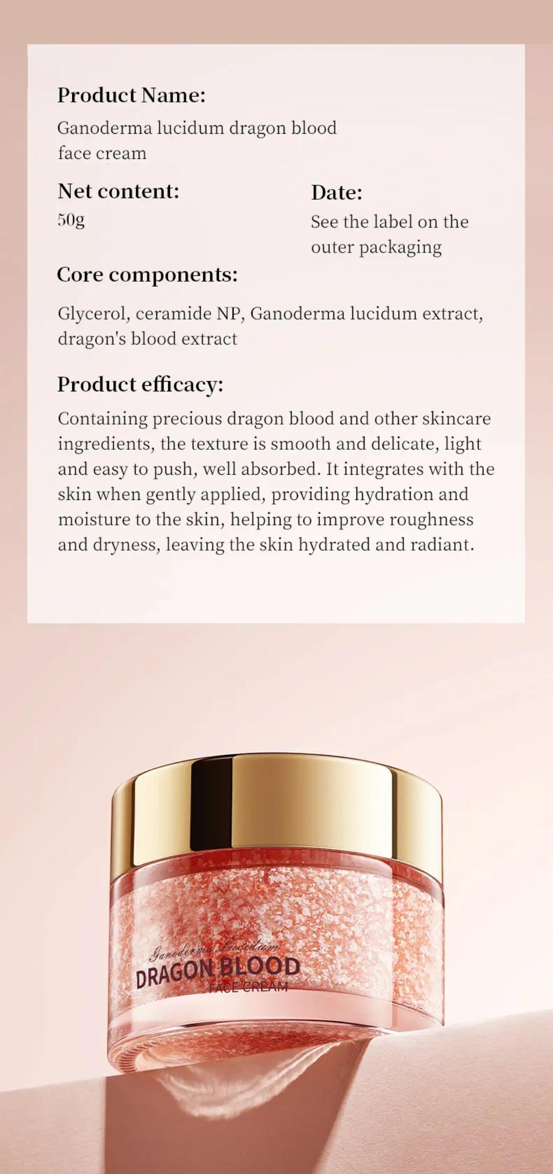 Comfort Dragon Blood Facial Skincare Cream, Hydrating Moisturizing Firming Deep Hydration Face Cream, Skin Firming & Lifting Day & Night Moisturizer, Skin Care Gift for Girls