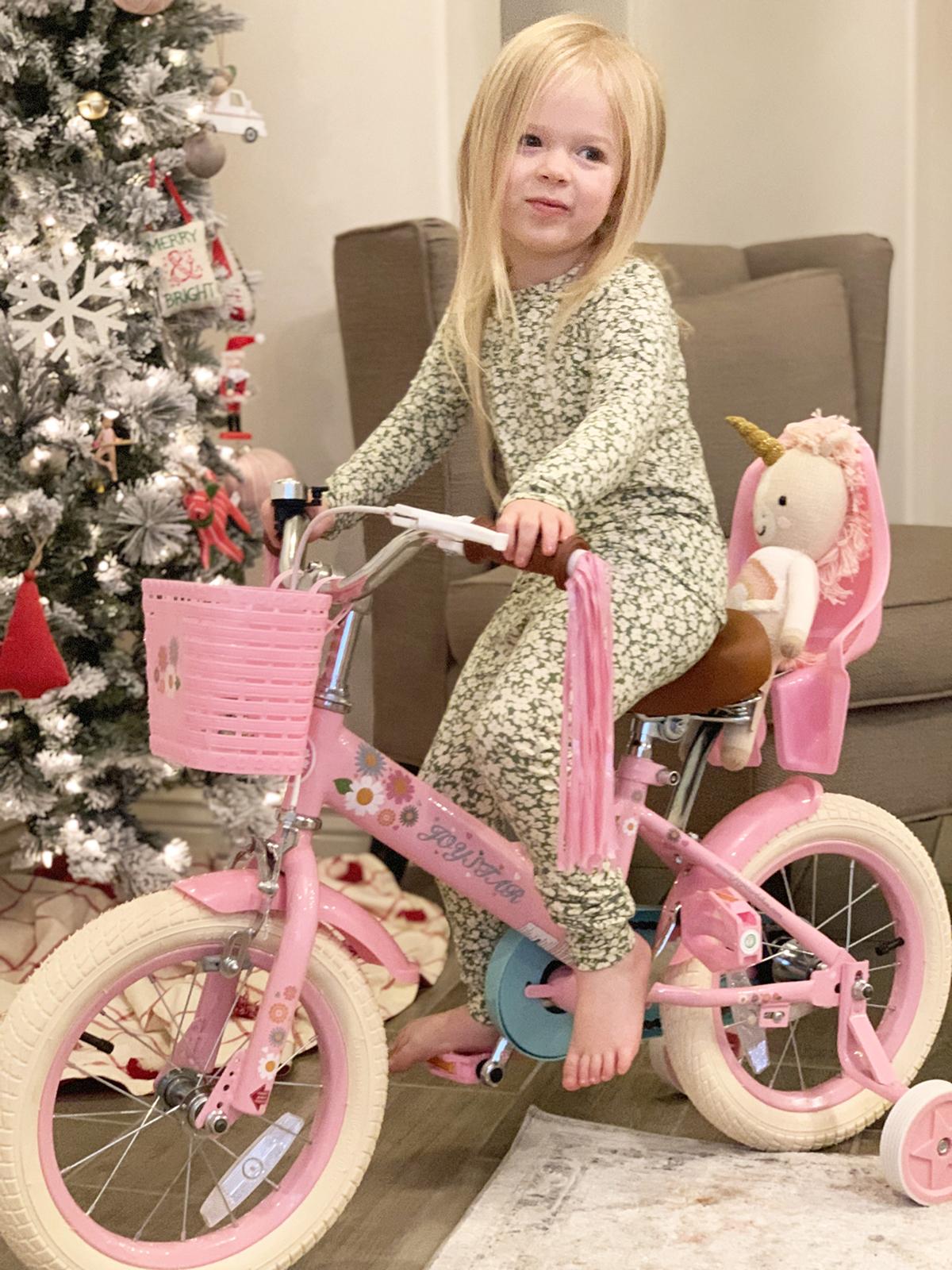 JOYSTAR Kids Bike 3-9 Years 12-16 Inch girls bicycle Training Wheels Princess Doll Seat Bike Toddler Kids' Bicycle boy girl