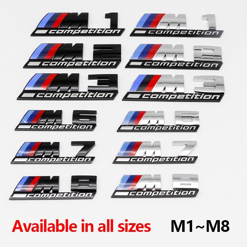 Shiny Racing Stripe Underline Logo Sticker for Bmw M Series, Exclusive Trunk Accessories, Fits M1/m2/m3/m4/m5/m6/m7/m8 Thunder Edition