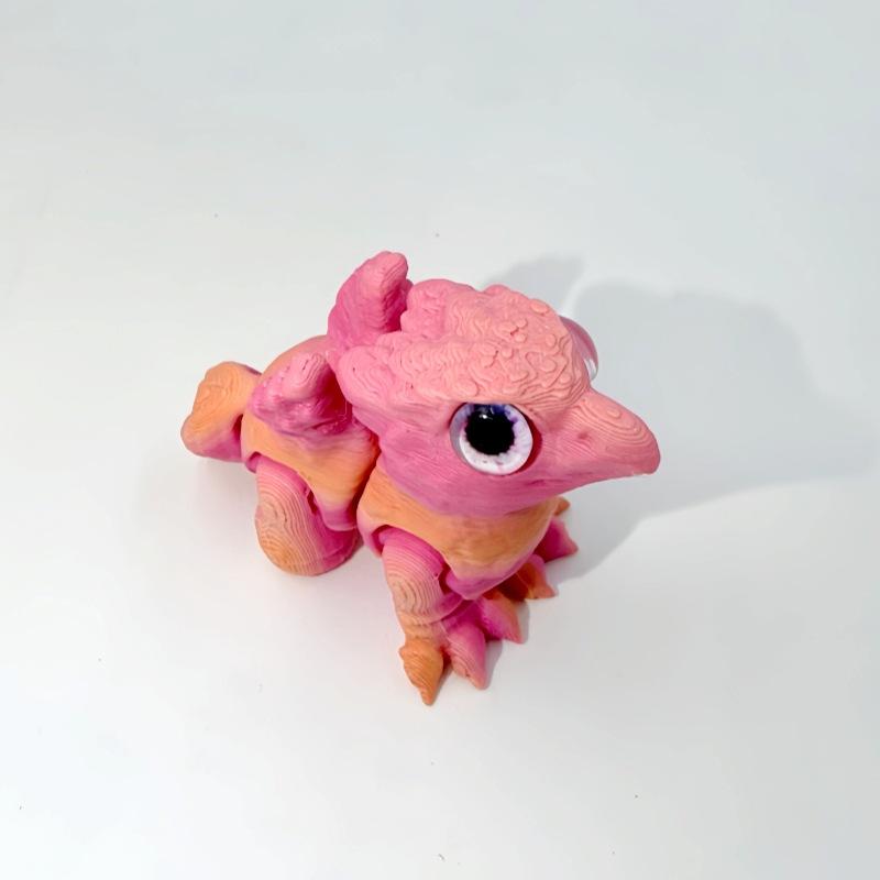 3D Printed Toy Griffin Wings Small Animal Jointed Simulation Fun Ornament Creative Handmade Model, Unique Collectible Decorative Piece
