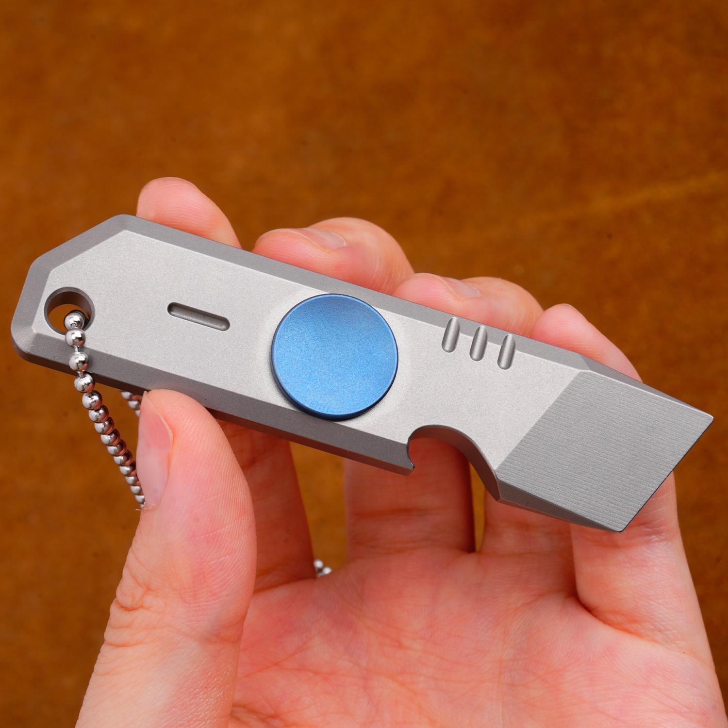 Edc Tool Set, 360 Degree Rotating Tc4 Titanium Pry Bar, Multi-Functional Edc Tools, Pocket Clip, Outdoor Camping Compact Daily Carry Tool, Multitool Set, Versatile Tools