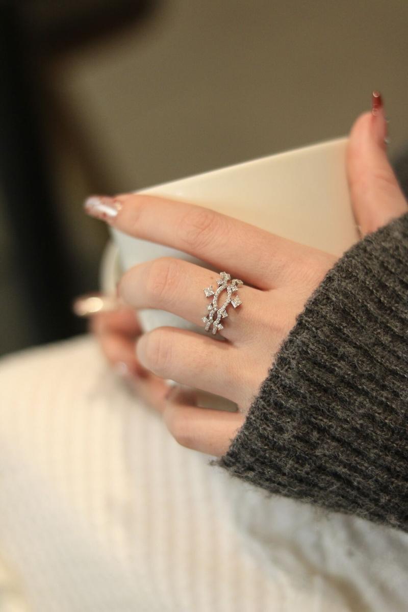 【#276 Princess】Princess Cut Synthetic Moissanite Wedding Ring Enhancer in 925 Sterling Silver