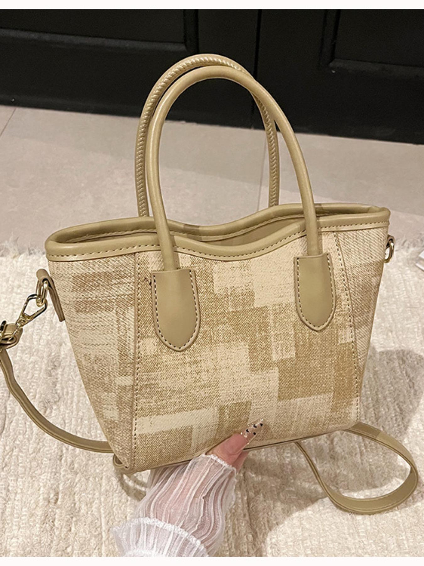 Unique Design Bucket Bag for Women, 2026 New Single Shoulder Crossbody Bag, Simple Casual Elegant Trendy Handbag for Ladies