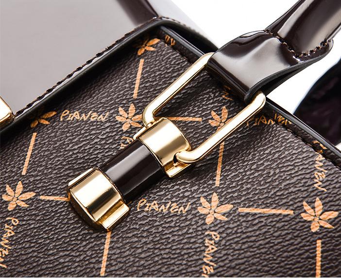 Light Gray Diamond Patterned Handbag, Black Leather Handle, Metal Square Buckle, Bow Decoration, Fashionable Commuter Women's Bag kelly Detachable Strap PU Baguette