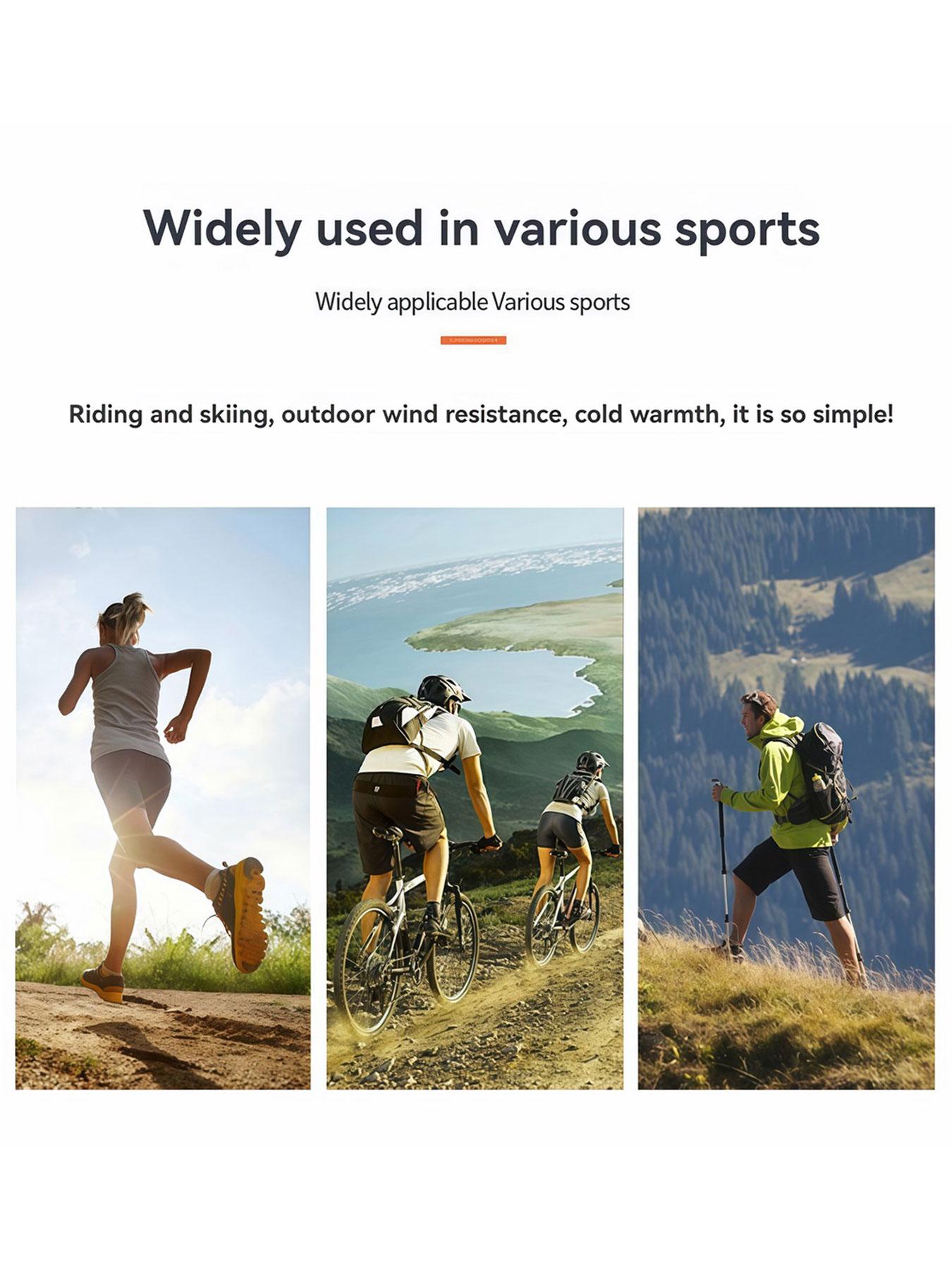 1pc with Peaked Arabic Script Design  winter gloves sports gloves Touch Screen Soft Touch Cold Weather unisex sports gloves Comfortable winter gifts Modern Popular