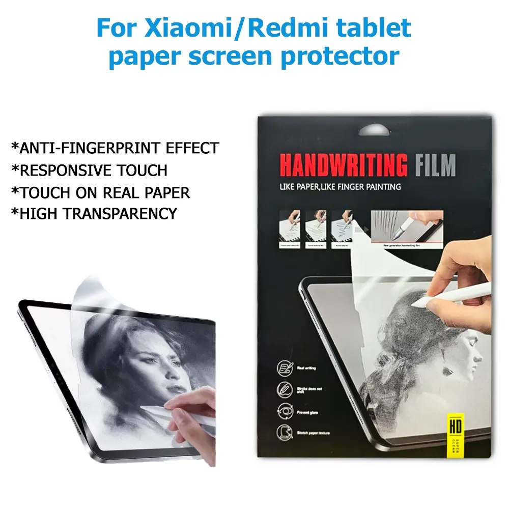 1 pack Paper Screen Protector for Samsung Galaxy 8 10.5 inch /X205/X200/X225/A8 Lite/T45 HD, Write like on Paper, Matte Tempered Glass with Dust-free Installation Tray, Anti-glare, Apple Pencil Support