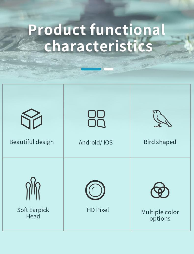 TikTokShopRestock-Earwax removal tool kit with camera, portable 360° wide-angle ear cleaner, Type-C charging, waterproof, suitable for iPhone and Android phones,Father's Day Gifts TikTokShopRestock-Earwax removal tool kit with camera, portable 360° wide-angle ear cleaner, Type-C charging, waterproof, suitable for iPhone and Android phones,Father's Day Gifts