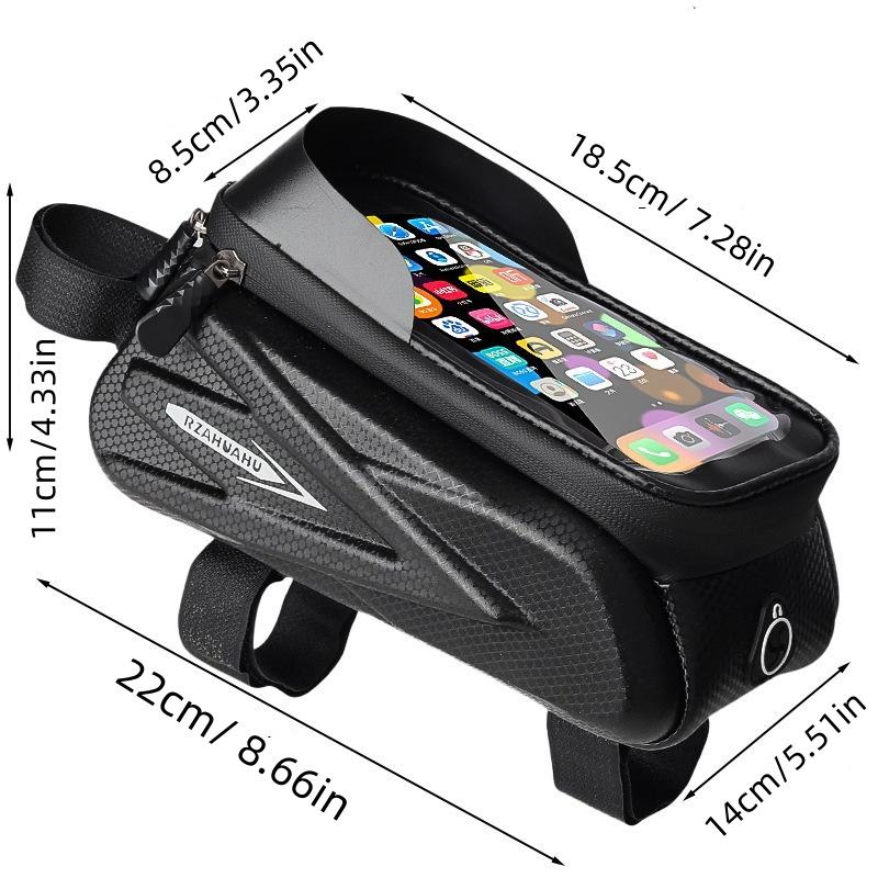 Multi-Function Bicycle Frame Bag - Universal Phone Storage for Mountain & Road Bikes, Essential Portable Cycling Accessory, Fixie Accessories