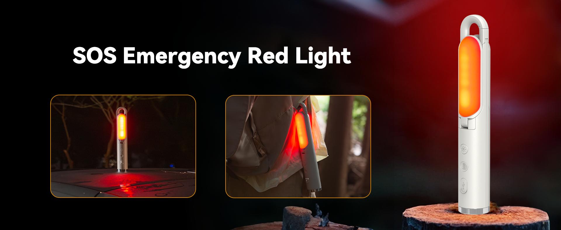 Foldable 4in1 Multifunctional Camping Light, Outdoor Light, SOS Light, Flashlight,SteadyLight,Seamless Folding Design, Extended Battery For 24H Use