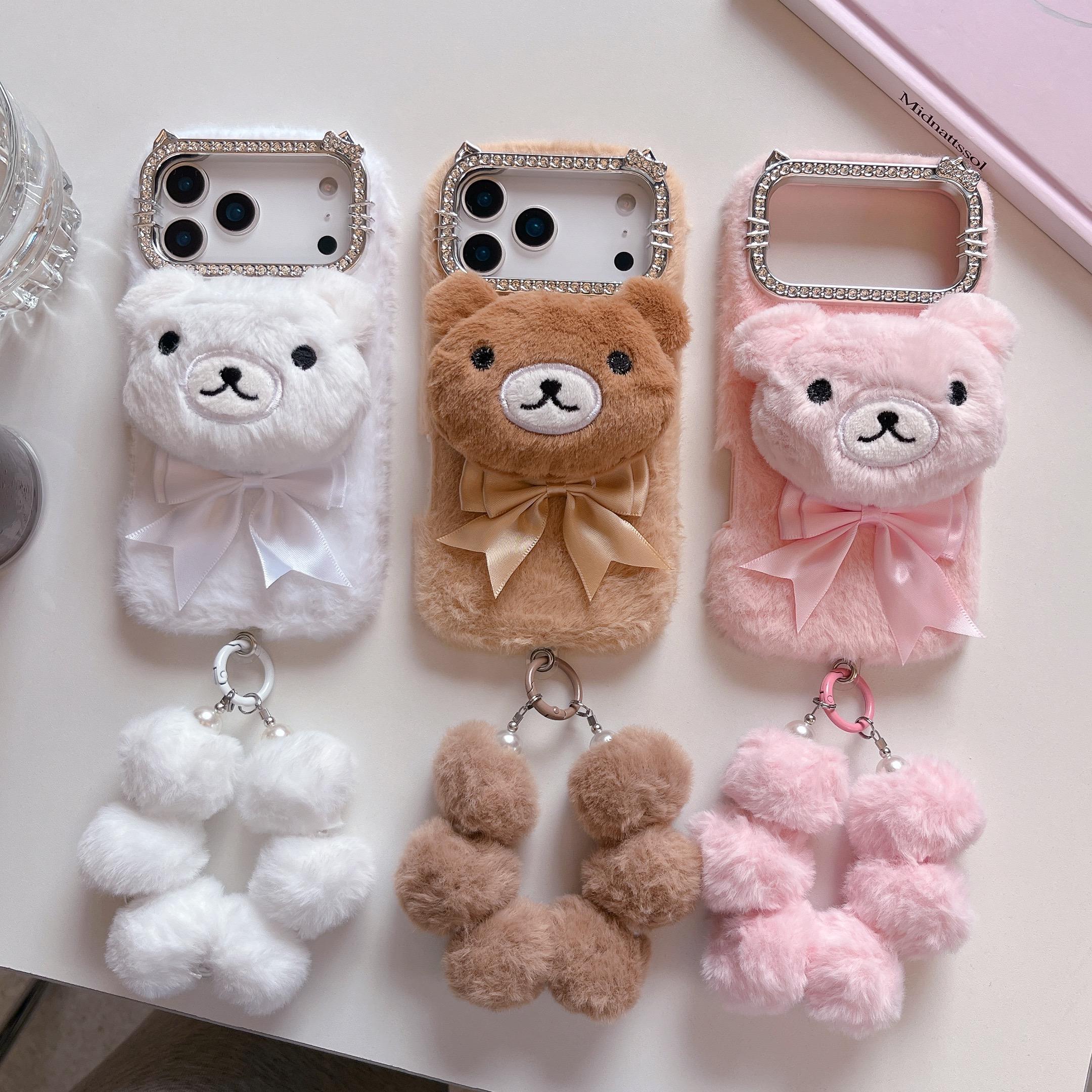 Cute Bear Plush Phone Case for iPhone 17-11 Pro Max, Soft Fabric, Fun Aesthetic, Holiday Gift Idea, Anime Lover - TikTok Shop Cute Bear Plush Phone Case for iPhone 17-11 Pro Max, Soft Fabric, Fun Aesthetic, Holiday Gift Idea, Anime Lover - TikTok Shop