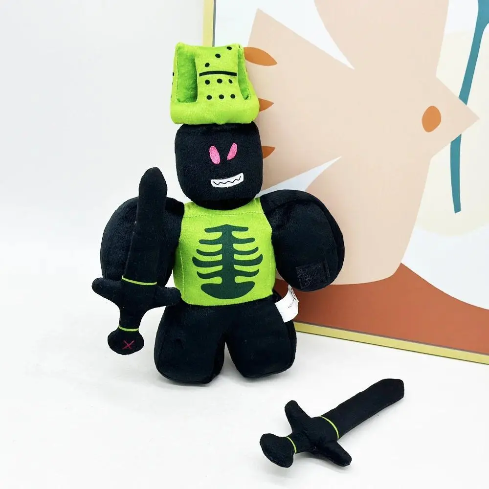 28cm Chance Forsaken Gubby Plush Toys Robot Forsaken 1x1x1x1 Toys Game Peripheral Cartoon Halloween Green Devil Dolls Fans Gifts