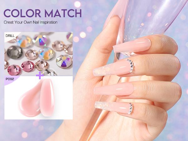 Morovan Poly Gel Nail Kit Set: With Nail Lamp and Drill 20 Glitter Colors Best Gift For Her Complete Poly Gel Nail Kit For Beginners With Everything Professional Poly Extension Gel Nail Kit For Salon Quality