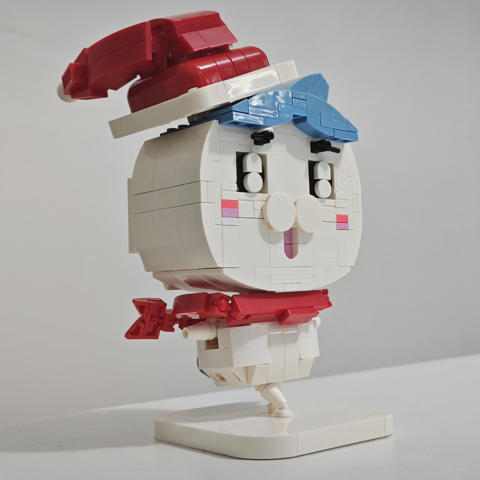 454PCS Anime Style Cute Character Building Blocks Set DIY Buildable Cartoon Figure Model Kit Easy Assembly Desk Display Ornament Birthday Gift Valentines Day Gift Easter Gift Halloween Gift Thanksgiving Gift Christmas Gift New Year Gift