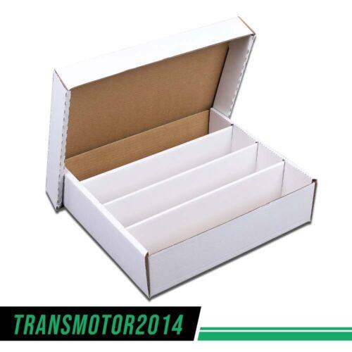 3200 Count Corrugated Cardboard Trading Card Baseball Coin Slab Storage Box 4row Upgraded Version