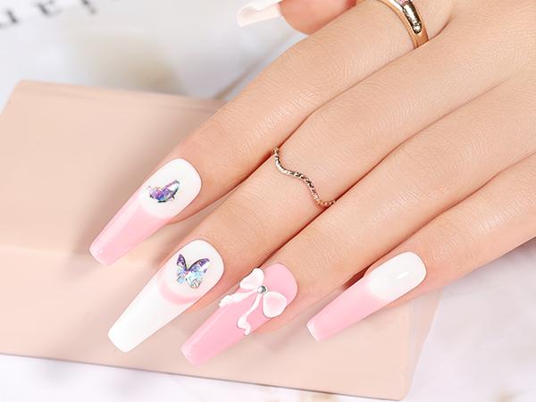 MOROVAN Acrylic Nail Kit with Everything: Professional Nails Kit Acrylic Set with U V Lamp Acrylic Nail Set with Glitter Acrylic Powder Complete Starter Kit for Acrylic Nails Beginner Kit