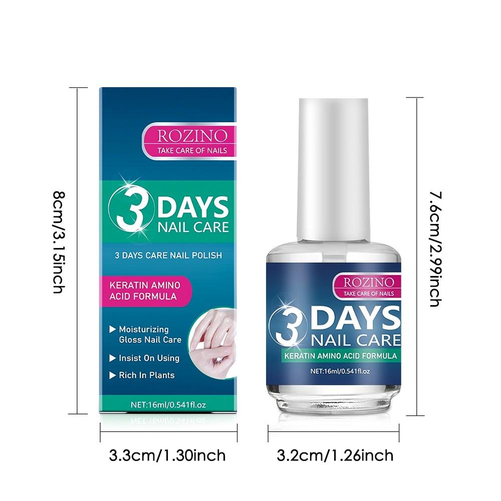 Nail Care Oil Moisturizing Shine Repair Cracked Nails Clear Non-Greasy Nail Nutrition Oil Keratin Amino Acid Vitamin E Deep Nourishing Strong Anti-Breakage Gift