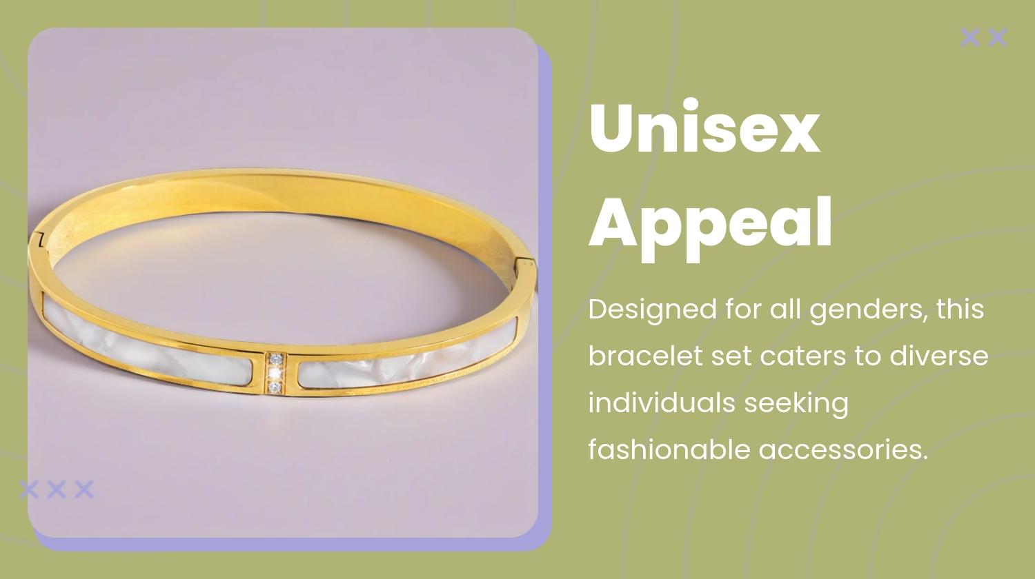 Elegant Stainless Steel Bangle Set, Trendy Stack Bangle, 5-Piece Fashionable Bracelet Classic Design, Perfect for Daily Wear & Special Occasions