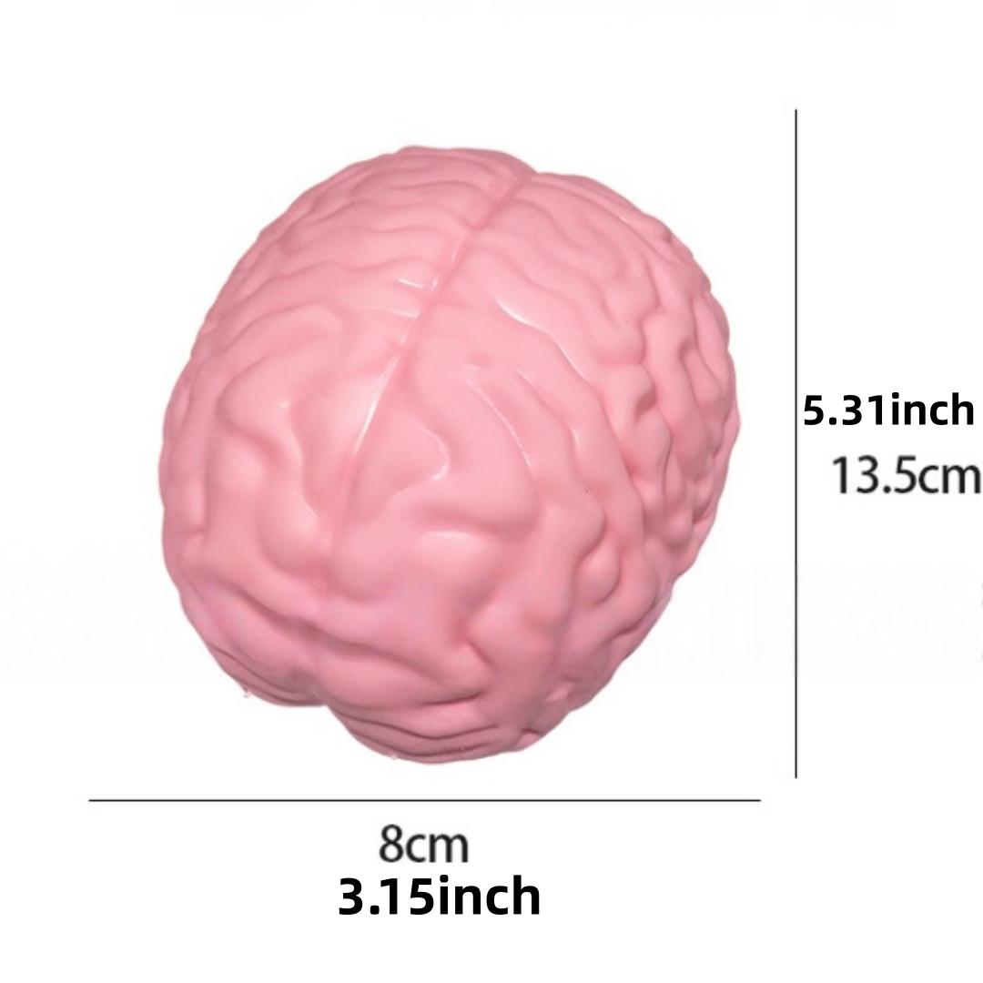 Giant Brain Stress Relief Squeeze Toy Slow-Rebound Brain Matter Ball Squeeze Fun Emotional Release Stress Toy Creative and Whimsical Realistic Brain Squeeze Fun Essential Halloween Pranking Toy Gift