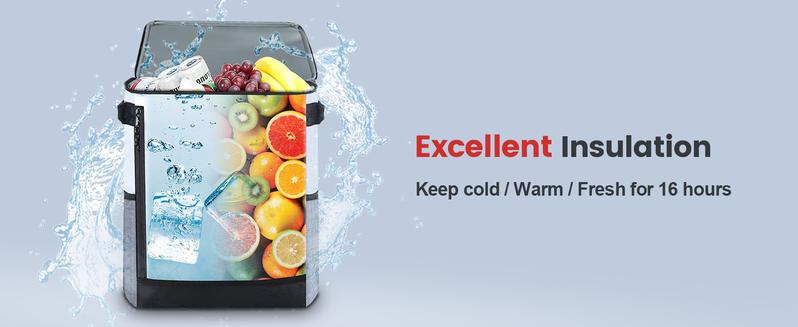 Cooler Backpack, 36 Cans Multifunctional Leakproof Cooler Backpack with Padded Top Handle, Mesh Pocket for Camping BBQ Lunch Picnic Hiking Fishing,Waterproof Ice Box Thermal Bag