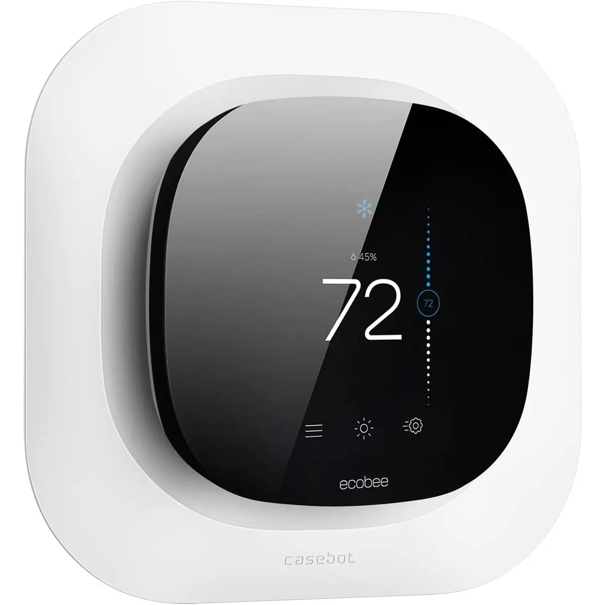 Wall Plate for Smart Thermostat Premium/Enhanced 2022, White, Practical Trim Kit, Easy Installation, Durable Polycarbonate Cover, Hides Holes and Marks, for Home/Office DIY Repair