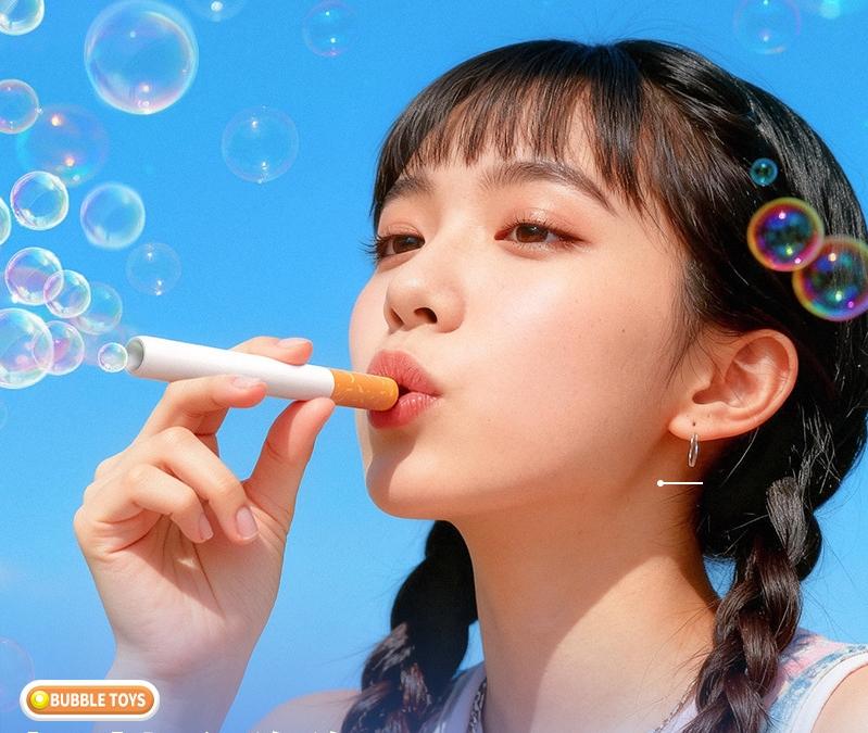 Fake Cigarette Bubble Wand Toy - Hilarious Gag Gift & Office Prank for Adults