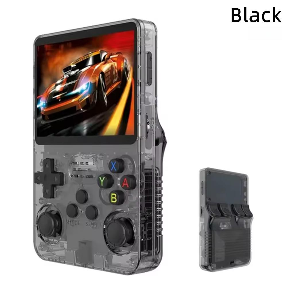 R36s Retro Portable Handheld Game Console, 20000+ Classic Games, 64GB TF Card, Linux System, 3.5 Inch IPS Screen, 3000mah Battery, 8 Hours Playtime