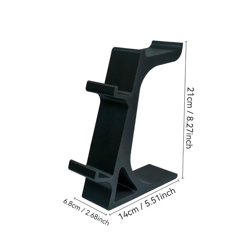 Multifunctional Stand for Ps5 Controllers, Headset Holder, Space for Two Gamepads, One Headphone, Non-Charging Desktop for Playstation 5 & Xbox