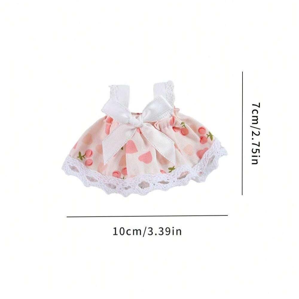 1PC Cute Princess Dress for Hamsters & Guinea Pigs, Soft Plush Small Pet Apparel, Lovely Outdoor Costume for Tiny Pets
