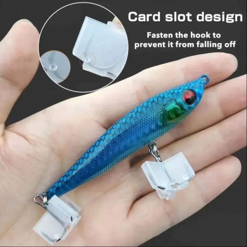 100/250 Pcs Treble Hook Covers, Fishing Treble Hook Covers, Fishing Hook Bonnets, Fishing Hook Safety Cover, Assorted Sizes Fishing Hook Protector Bonnets Guard Safety Cap Protector, 5 Sizes, Fishing Accessories