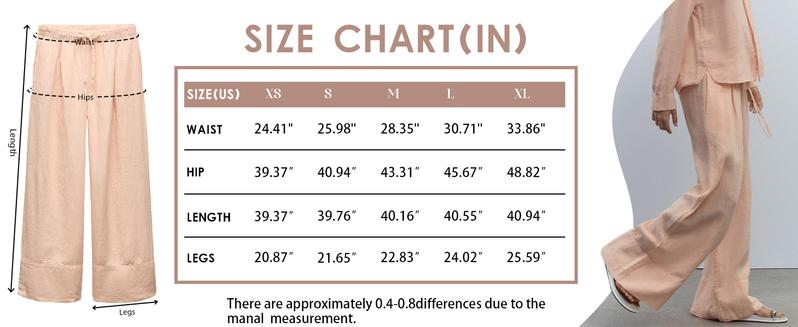 Hixiaohe Women Casual Elasticated Drawstring Waist Linen Palazzo Pants Trendy Beach Travel Outfits Wide Leg Trousers TikTokShopBlackFriday Hixiaohe Women Casual Elasticated Drawstring Waist Linen Palazzo Pants Trendy Beach Travel Outfits Wide Leg Trousers TikTokShopBlackFriday