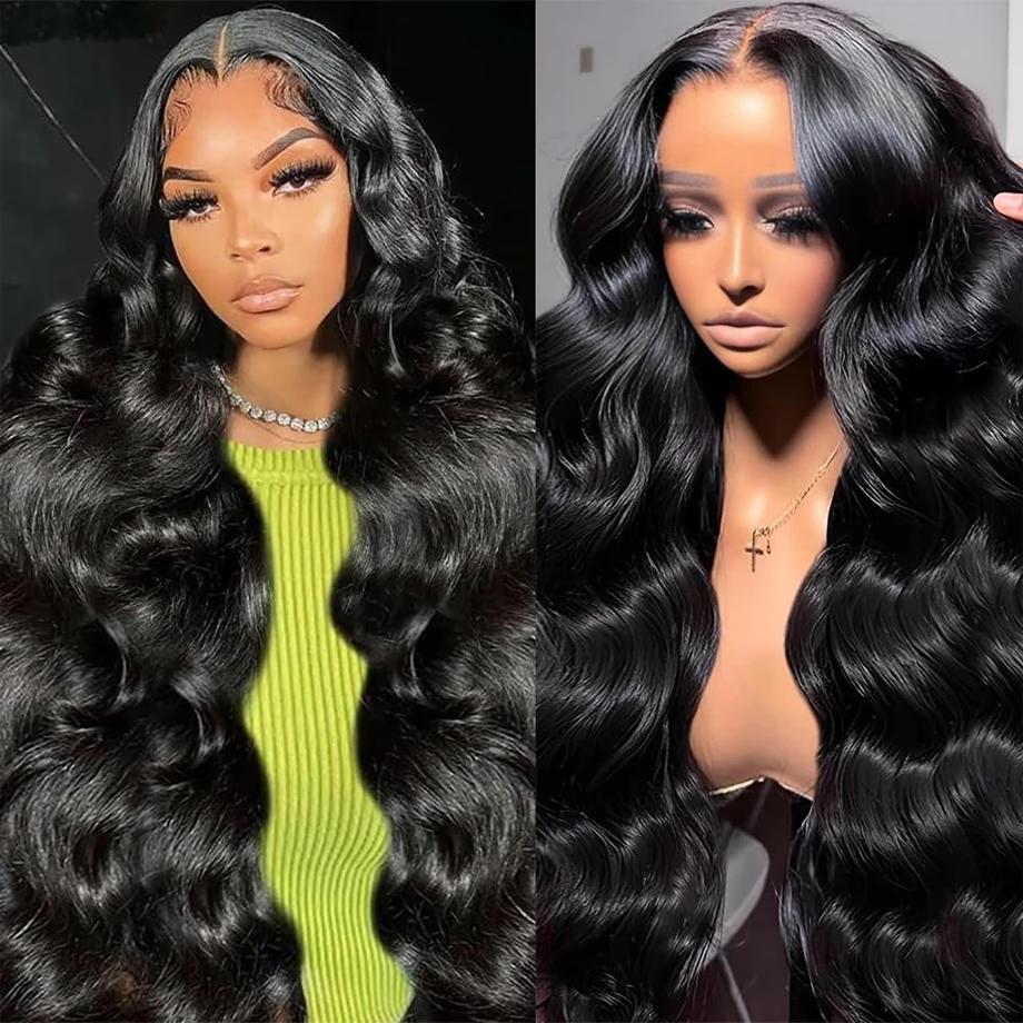 Bling Hair 13x6 Lace Frontal Wig Human Hair 30 32 Inch 13x4 Transparent Lace Front Preplucked Natural Body Wave Human Hair Wigs for Women Bling Hair 13x6 Lace Frontal Wig Human Hair 30 32 Inch 13x4 Transparent Lace Front Preplucked Natural Body Wave Human Hair Wigs for Women