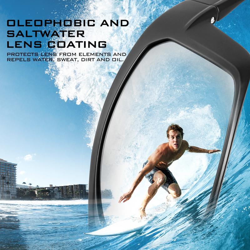 KastKing Huzzah Polarized Sport Sunglasses for Men and Women, Ideal for Driving Fishing Cycling and Running, UV Protection