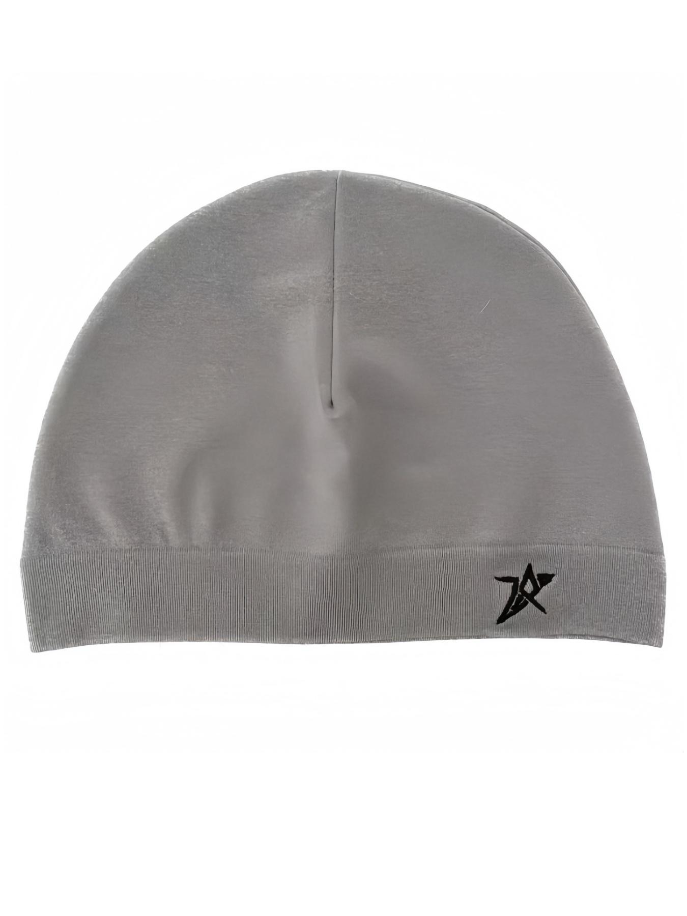 Star Embroidered Satin Lined Skull Cap, Adjustable High-Quality Elastic Flexible Design, Unisex Simple Eternal Style, Perfect Travel Companion, Adjustable Hat, Adjustable Stylish Hat