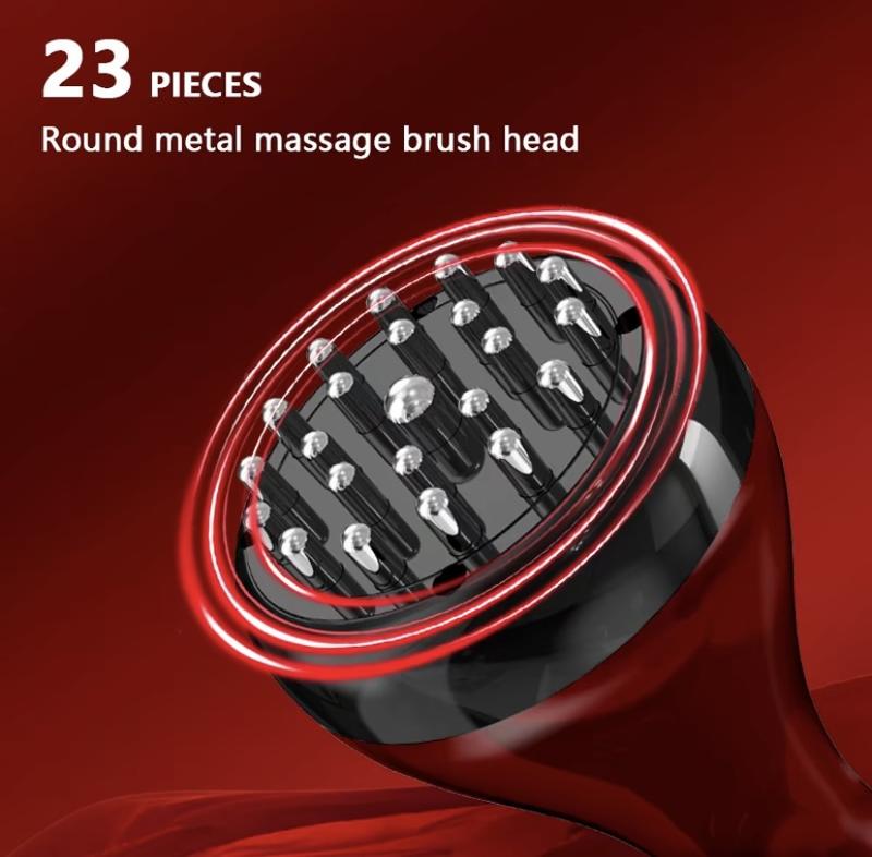 [Renhui] lymphatic  brushElectric Meridian Massager - Full Body Abdomen, Leg, Back and Shoulder Massage, USB Charging TPE Muscle Soothing, Portable Blood Circulation Assistance, Holiday Gifts for Parents, Home Fitness Tools