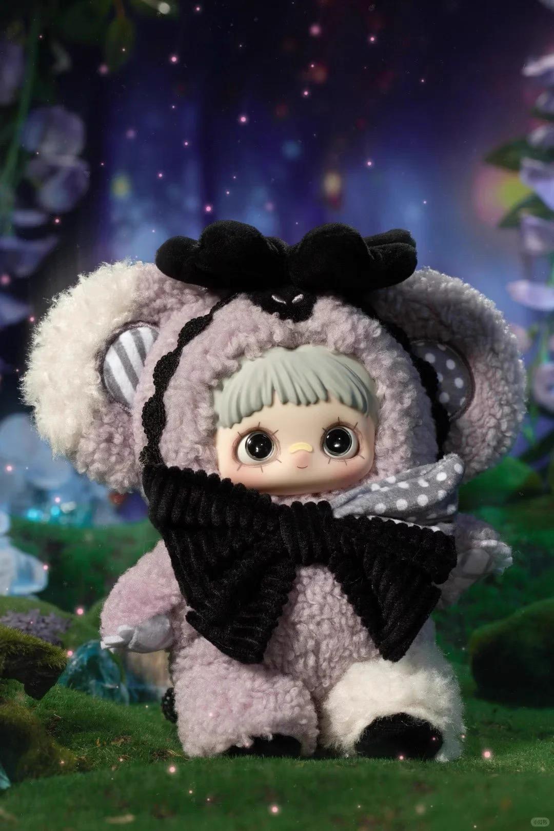 Maymei Symbiote Neverland Series Plush Blind Box V4, Kawaii Twin Secret Realm Series Stuffed Blind Box Doll  Mystery Plush Toys Collectible Birthday Christmas Gifts for Girls