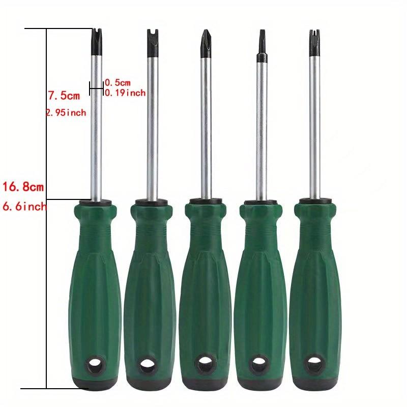 5-Piece Irregular Screw DIY Set, U-Shaped Y-Shaped Triple Tip Cross Triangle Screwdriver, Universal Manual Tool, Super Durable Repair Tool