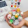 50-Piece Unisex Assorted Colorful Animal & Fruit Miniature Figurine Capsules Set - Bulk Random Styles, Mix & Match Favors, Kids' Party & Birthday Gifts for Sports & Outdoor Protective Gear Accessories